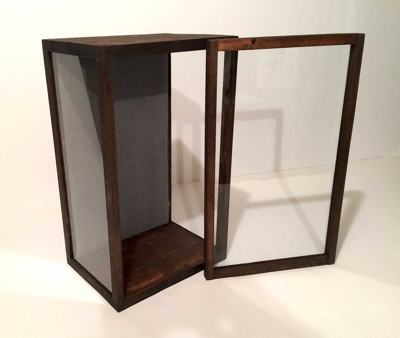 3-Sided Glass Display Case - 11"W x 19"H x 8"D
