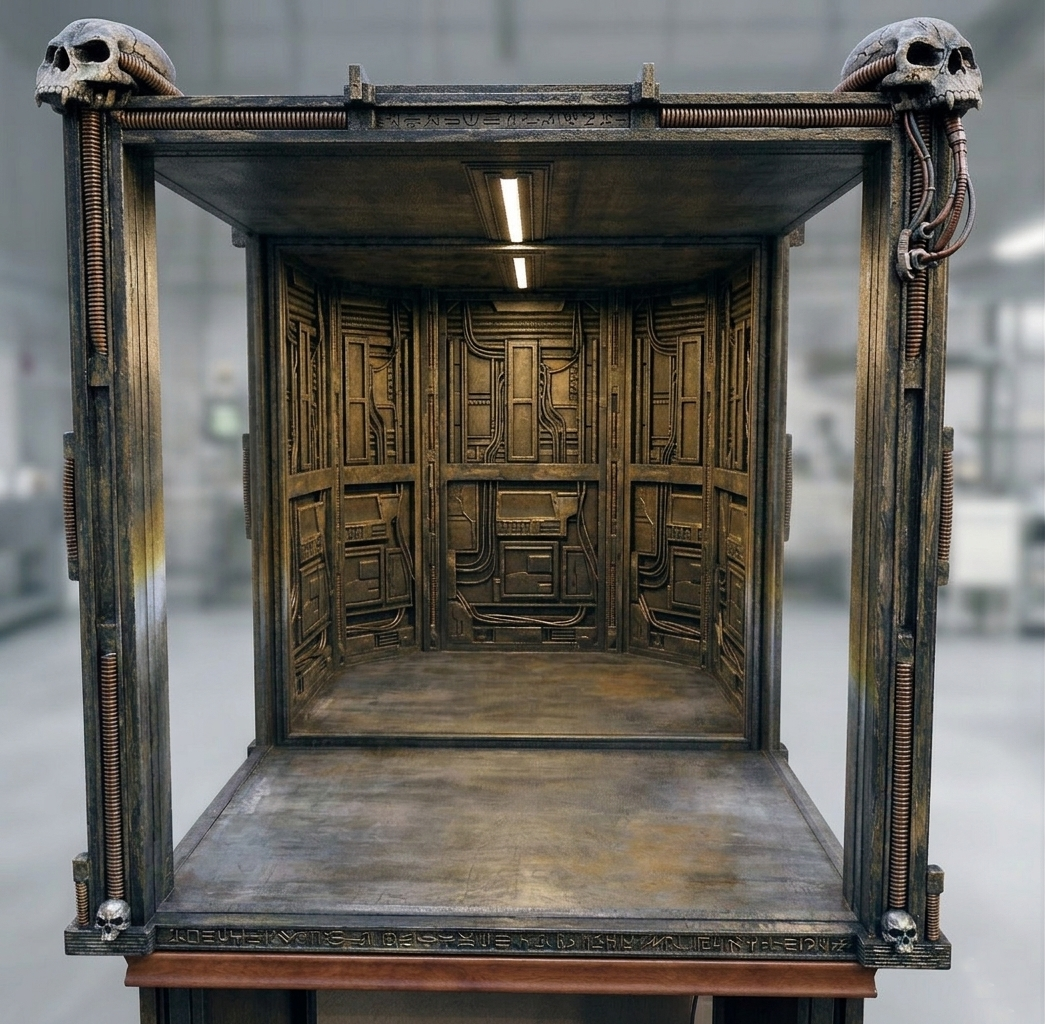 Thanos On Throne Display Chamber