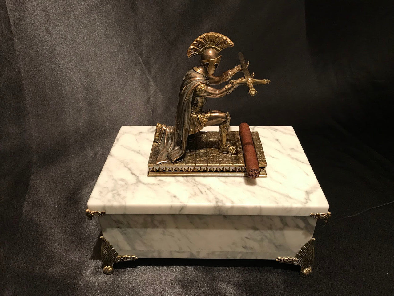 White Carrara Marble Humidor