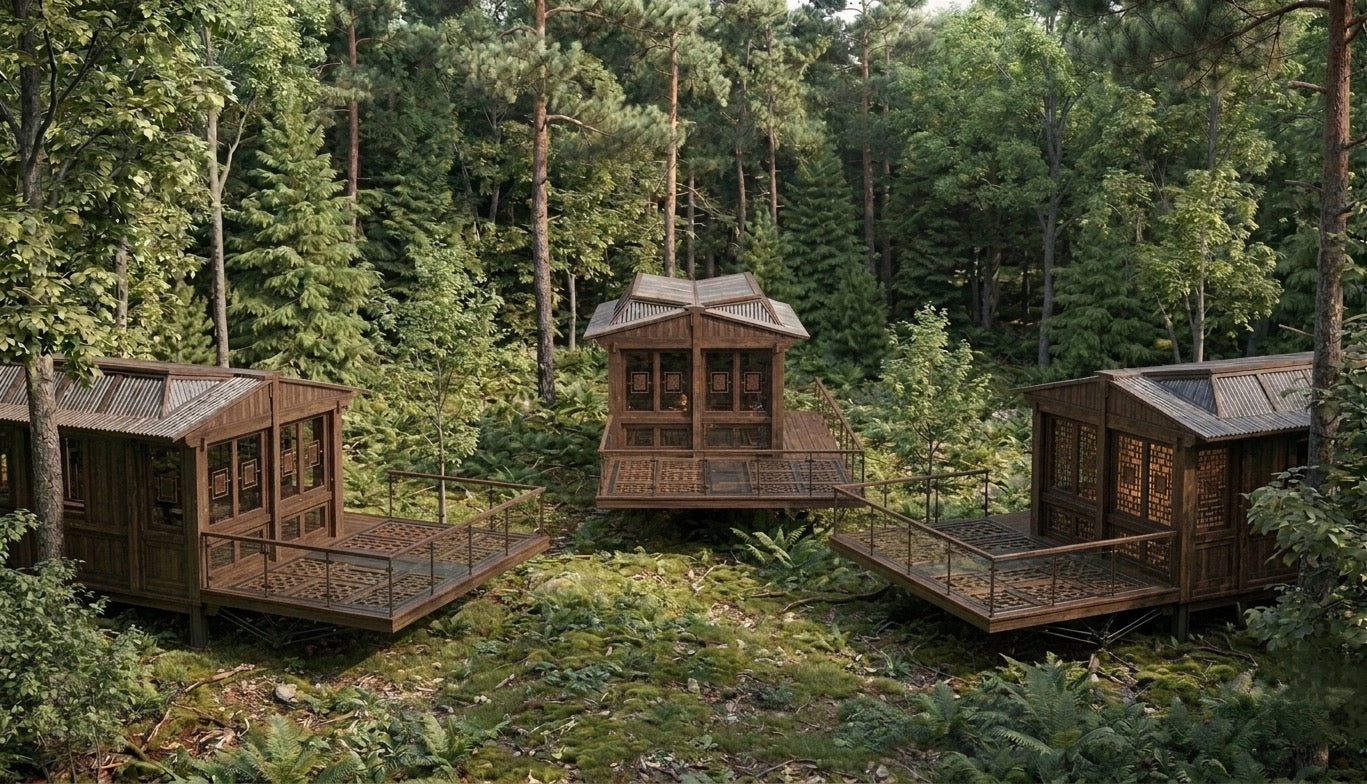 Solid Wood Outdoor Studio Structure | The Farm Mechanic