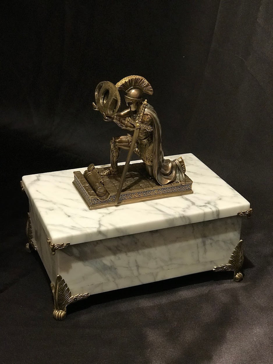 White Carrara Marble Humidor
