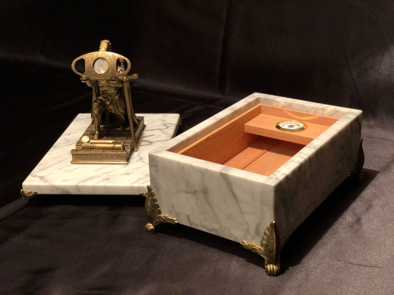 White Carrara Marble Humidor