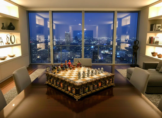 Heirloom Imperial Roman Coliseum Chess Board