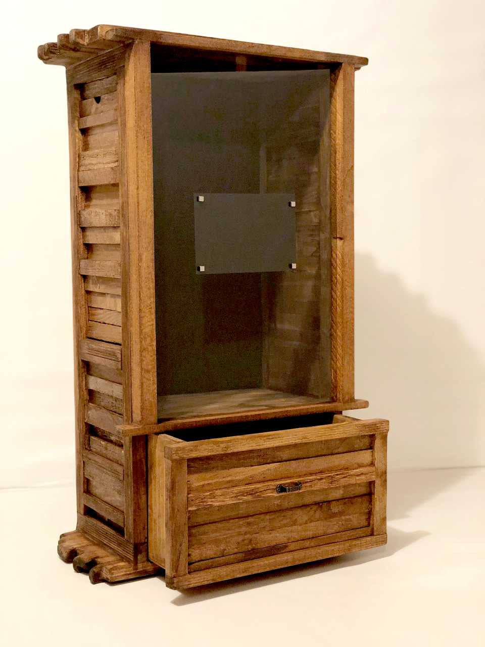 Farmhouse Display with Drawer