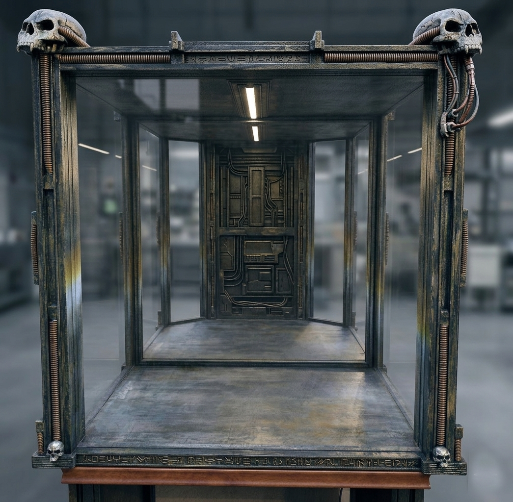 Thanos On Throne Display Chamber