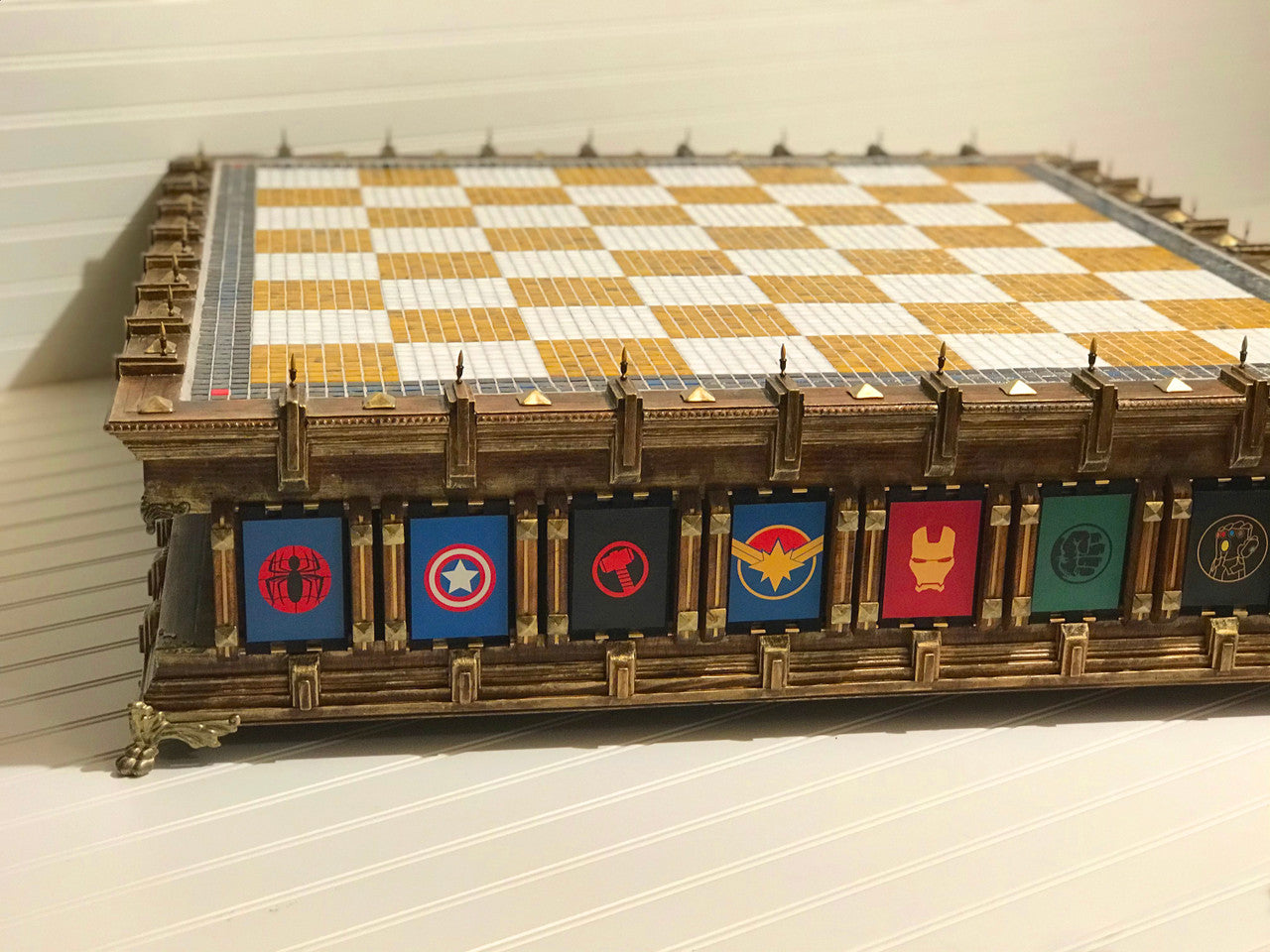 Heirloom Imperial Roman Coliseum Chess Board