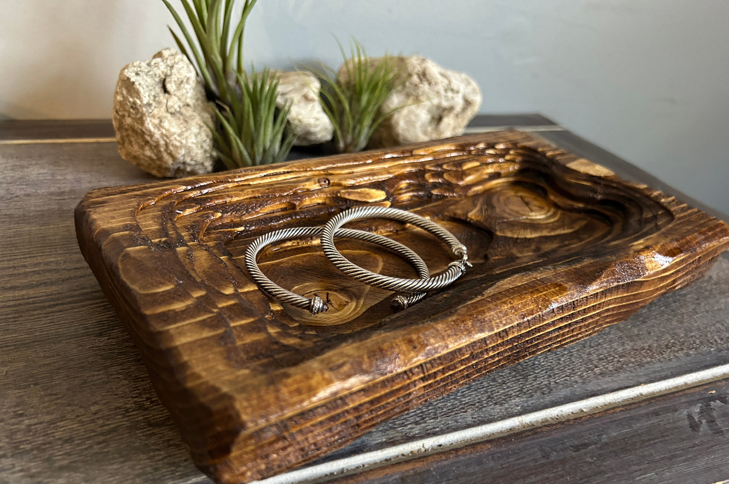 Sculptured Jewelry Tray – Medium Wide Rectangle