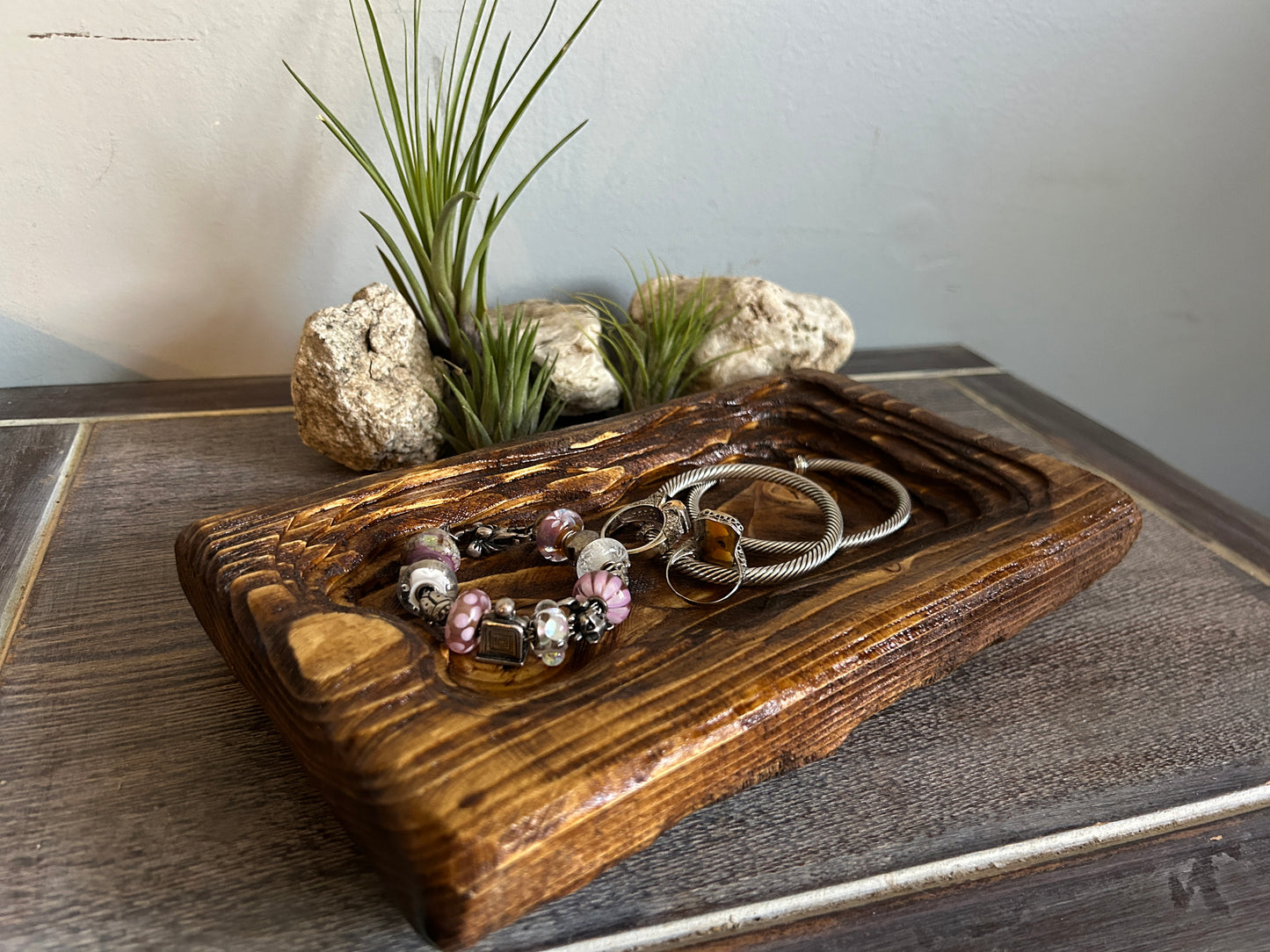Sculptured Jewelry Tray – Medium Wide Rectangle