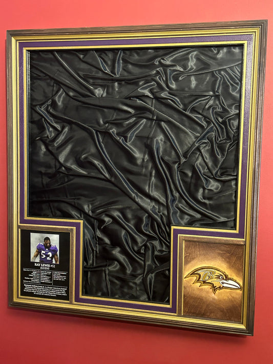 Ray Lewis - Custom Jersey Display Case