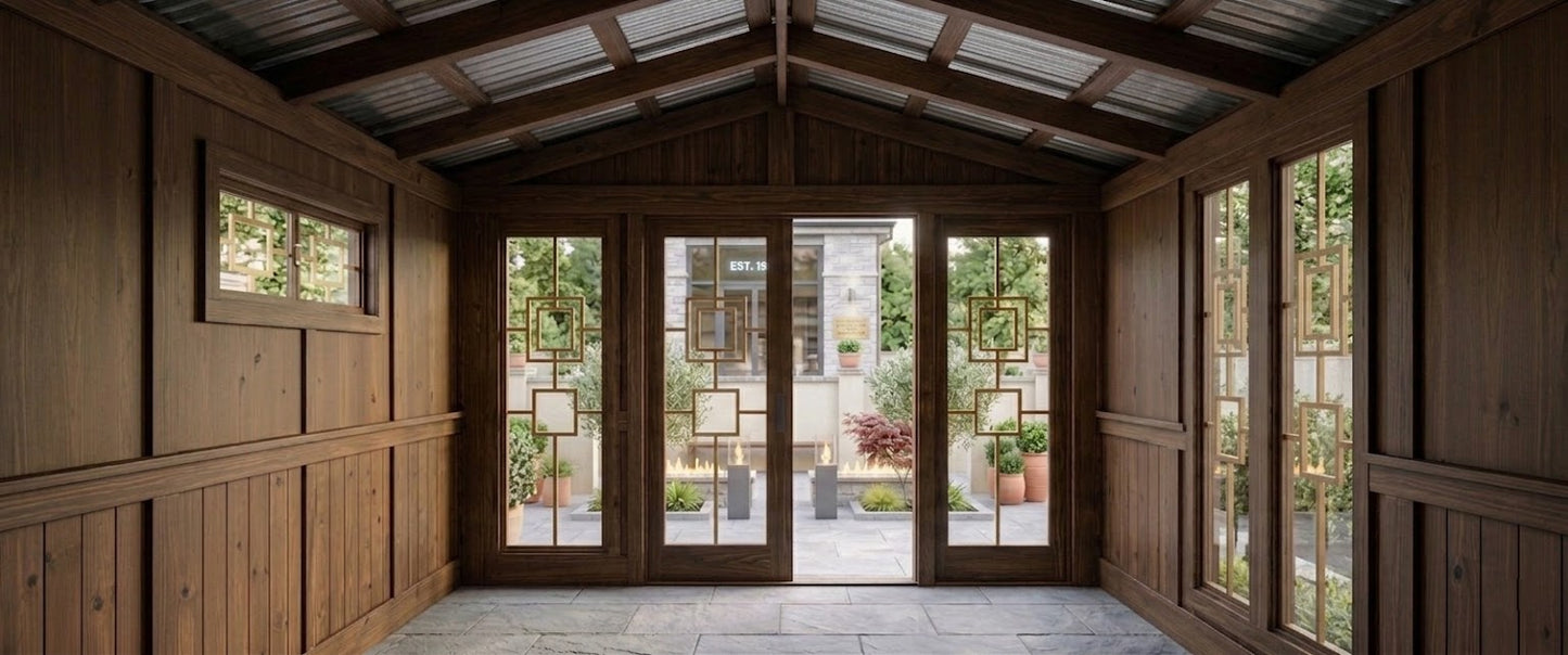 Solid Wood Outdoor Studio Structure | The Farm Mechanic