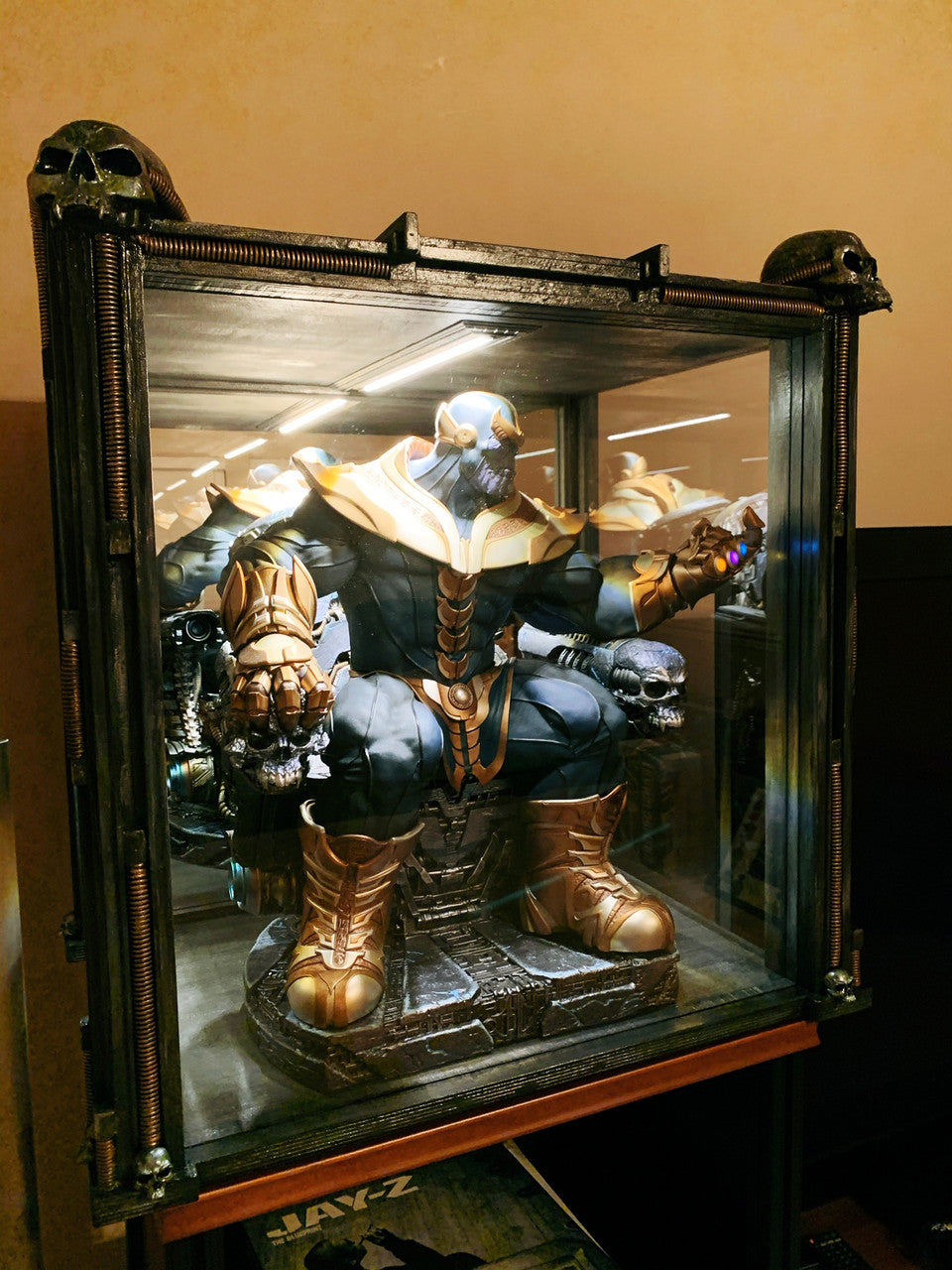 Thanos On Throne Display Chamber