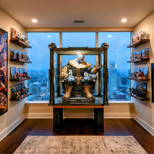 Thanos On Throne Display Chamber