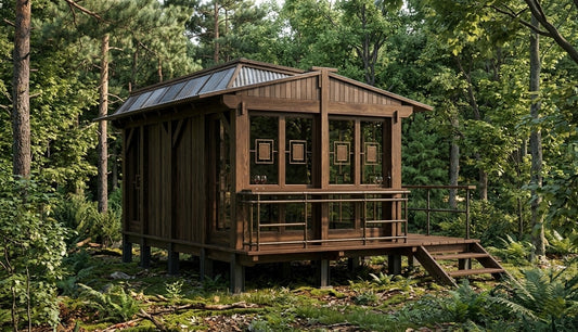 Solid Wood Outdoor Studio Structure | The Farm Mechanic